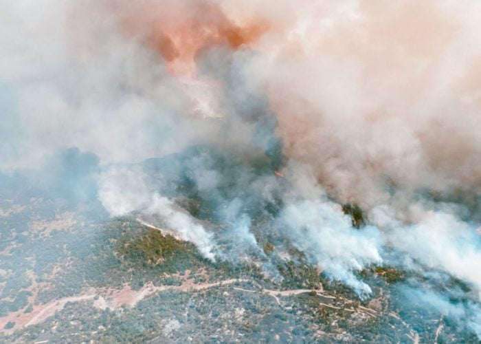 Wildfires have cost the solar industry tens of millions of dollars in losses over the course of the last decade, GCube said. Image: Office of the Governor of California.