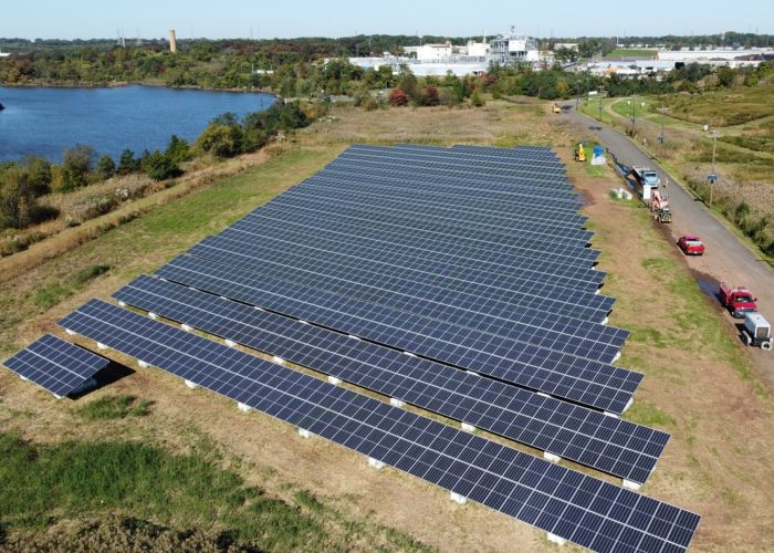An operational community solar project in New Jersey. Image: Luminace.