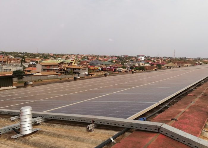 A rooftop solar project from CrossBoundary in Ghana. Image: CrossBoundary Energy.