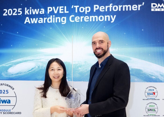 DMEGC Solar wins Top Performer in Kiwa PVEL’s 2025 PV Module Reliability Scorecard
