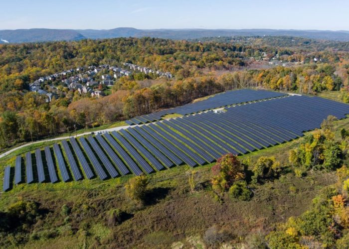 Dimension’s 3.9 megawatt (MW) community solar project in Cortlandt, New York currently powers over 900 households in the Consolidated Edison service area. The financing announced today will bring local solar energy to an additional 12,000 customers across four states. (PRNewsfoto/Dimension Renewable Energy)