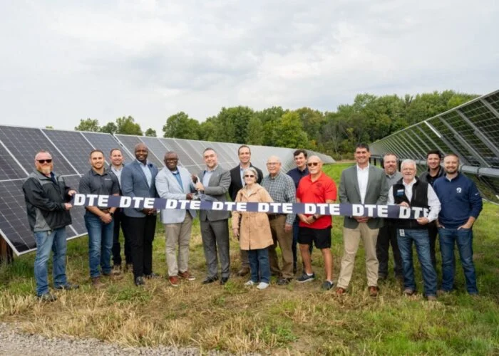 DTE Energy ribbon cutting at 100MW Cold Creek Solar Park in Michigan