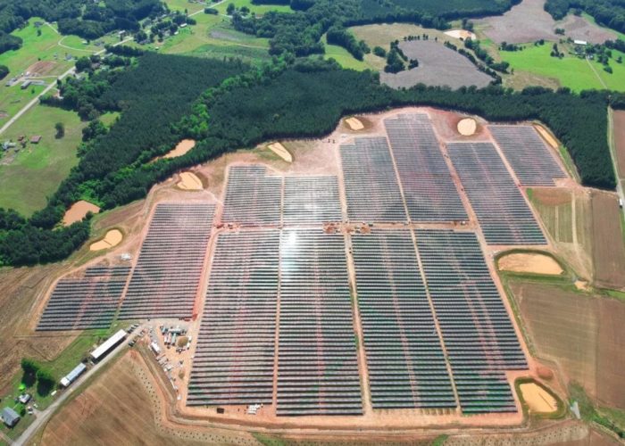 A 14MW solar project completed in Virginia last year. Image: CS Energy.