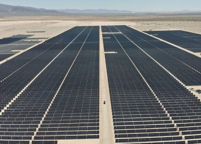 EDF's Desert Harvest solar projects in California started commercial operations in December 2020. Image: EDF Renewables North America.