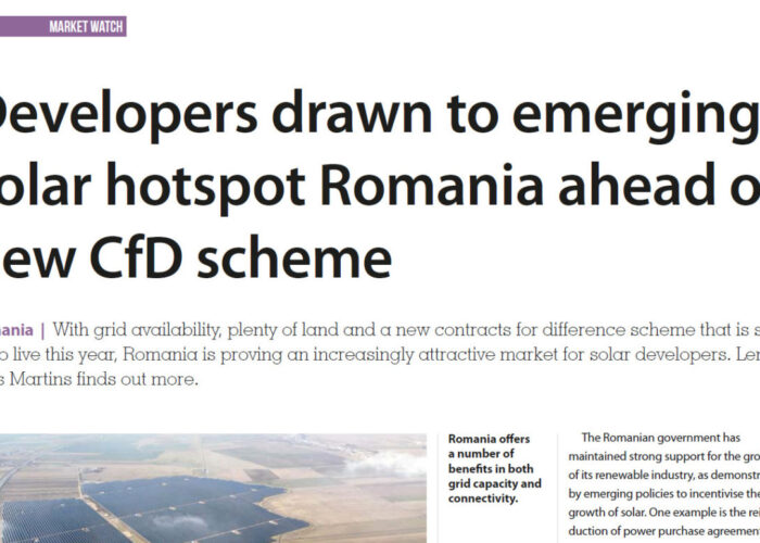 Developers drawn to emerging solar hotspot Romania ahead of new CfD scheme