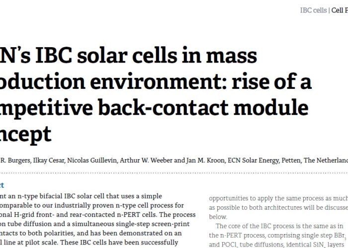 ECNs_IBC_solar_cells_in_mass