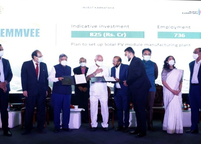 Emmvee signs MoU with Karnataka Government to set up 3 GW manufacturing facility in Dobaspet