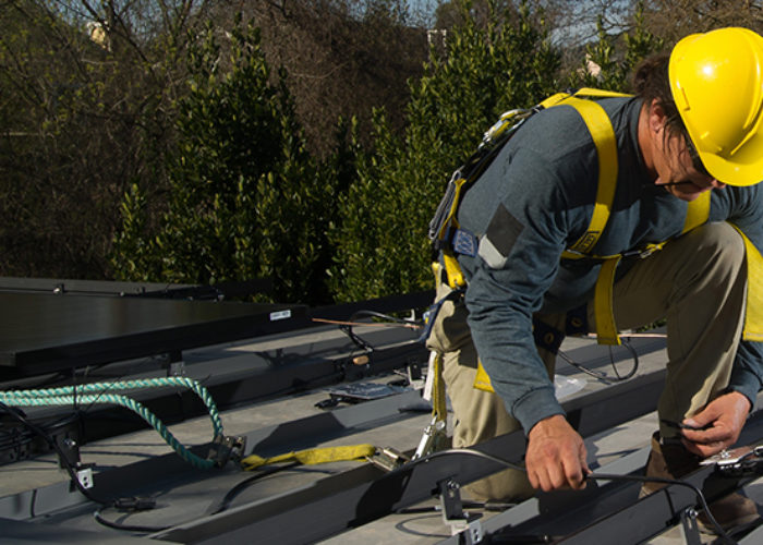 Enphase_IQ_microinverter_installation_rooftop