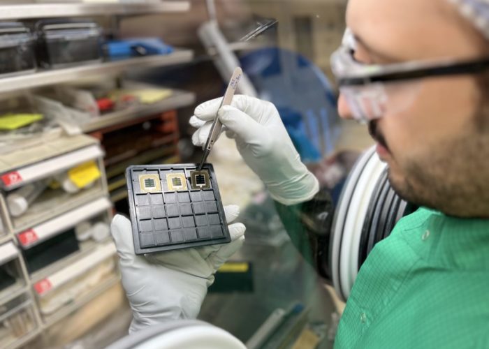 Perovskite cell testing. Image: KAUST