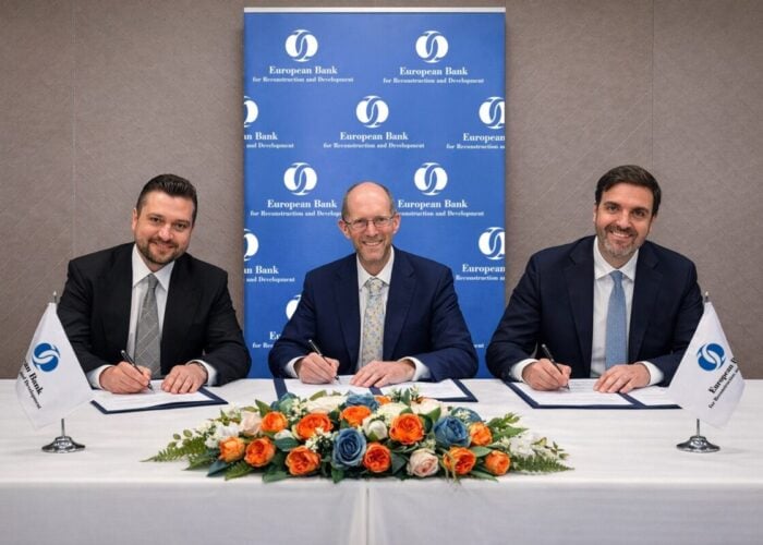 Delegates from Fortis Energy and EBRD sign mandate letter for potential financing on 270MW solar-plus-storage project in Serbia