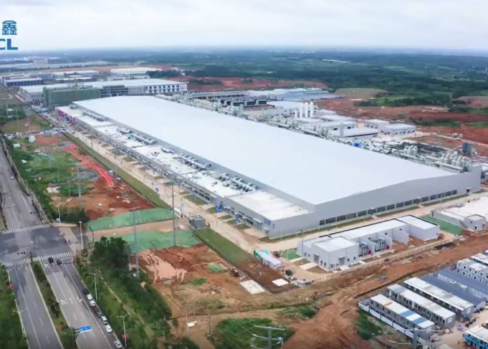 Aerial view of GCL SI's 20GW TOPCon cell plant in Wuhu. Image: GCL SI, via LinkedIn.