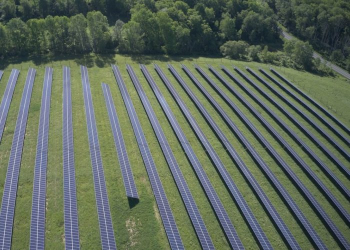 A community solar project from Generate in New York State. Image: Generate Capital.