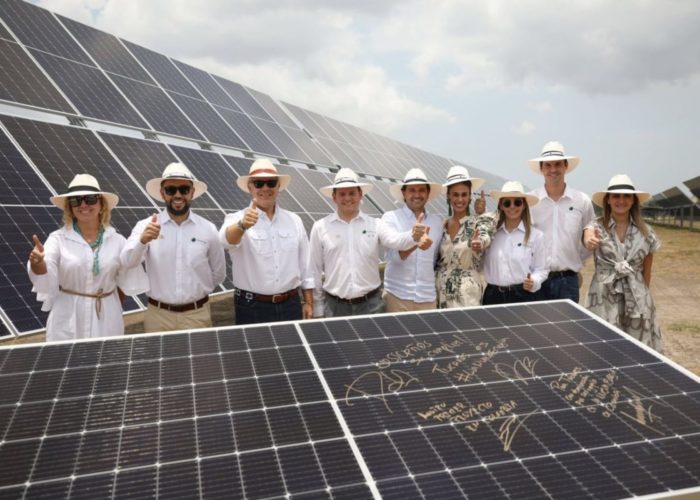 President of Colombia, Iván Duque, inaugurated Grenergy's Tucanes solar park in Bolívar, Colombia. Image: Grenergy.