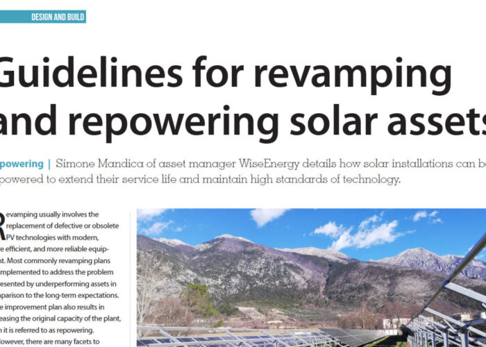 Guidelines for revamping and repowering solar assets