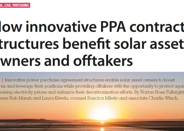How innovative PPA contract structures benefit solar asset owners and offtakers