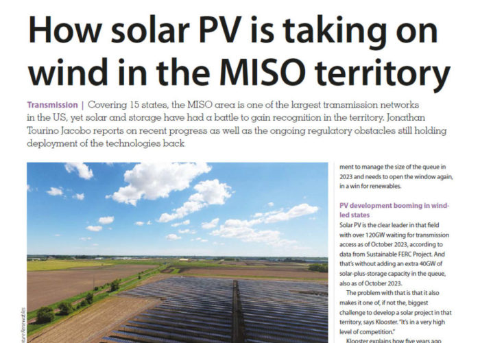 How solar PV is taking on wind in the MISO territory