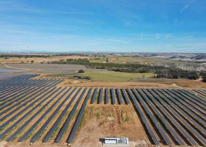 Iberdrola's hybrid solar-wind project located in Castille and Leon, Spain. Credit: Iberdrola