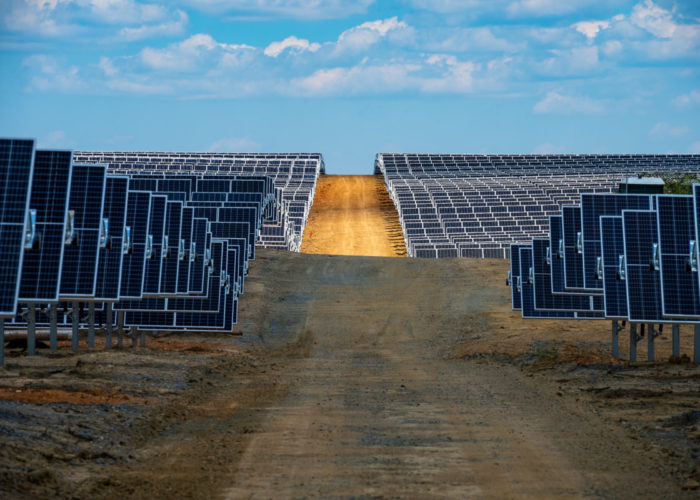 A 75MW solar farm developed by sPower in Virgina. Image: Spower/Nextracker.