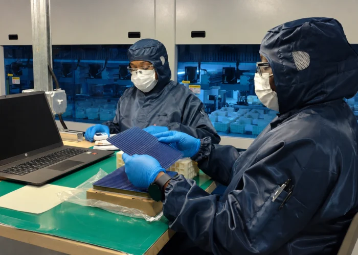 “In terms of actual production, we are the largest crystalline solar cell manufacturer in the US,” Zhu tells PV Tech Premium. Image: ES Foundry.