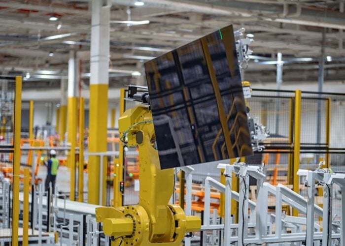The companies are also collaborating on performance enhancements aimed at improving energy generation profiles for utility-scale projects. Image: FirstSolar.