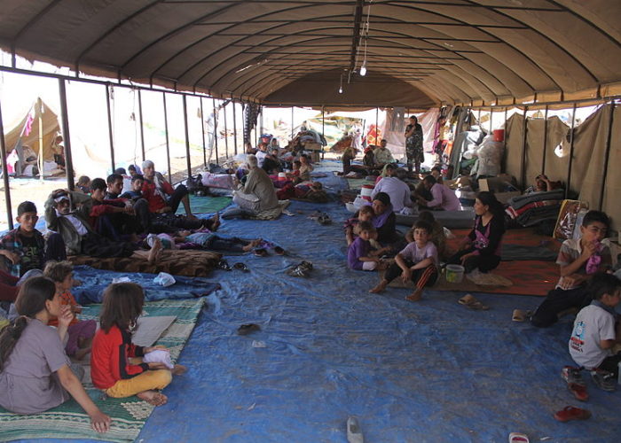 Iraqi_Yazidi_refugees_in_Newroz_camp