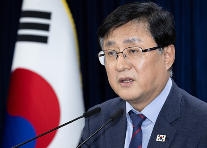 Kim Sung-Hwan, Minister for Climate, Energy and Environment, pictured at an event in September. Image: MCEE