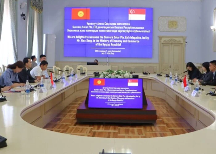 No investment value, project timeline or preferred site for the facility was disclosed. Image: Ministry of Economy and Commerce of the Kyrgyz Republic.