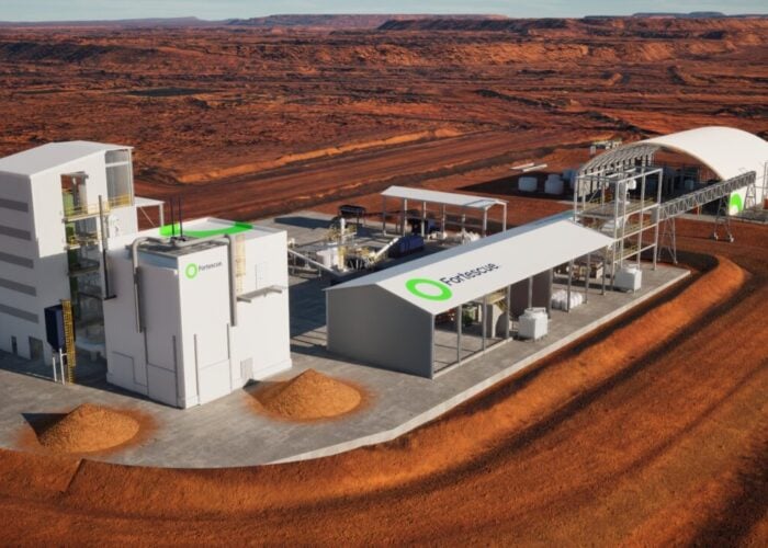A render of a Fortescue facility.