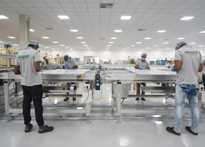 A Waaree manufacturing facility.