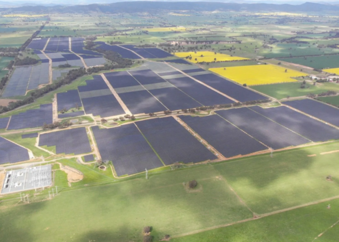 FRV Australia’s 353MW Walla Walla solar PV power plant in New South Wales. Under a 15-year PPA, it supplies energy to Microsoft to power its data centres. Image: FRV Australia.
