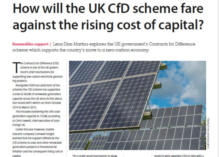 Lena Rising cost of capital & CfD