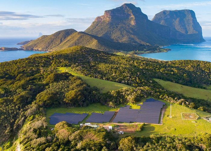 A recently completed microgrid at Lord Howe Island, New South Wales. Image: Photon Energy.