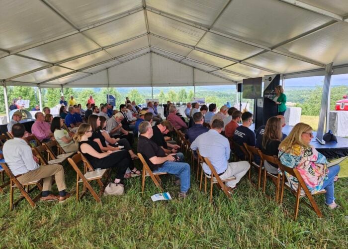 Discussions at the Starfire solar project.