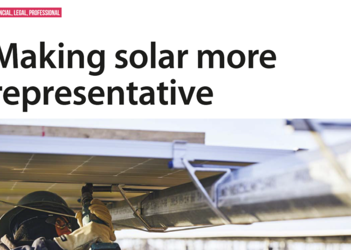 Making solar more