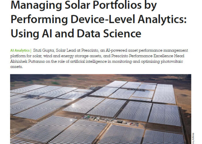 Managing Solar Portfolios