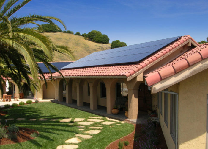 SunPower solar panels in Marin County in the US. Credit: SunPower
