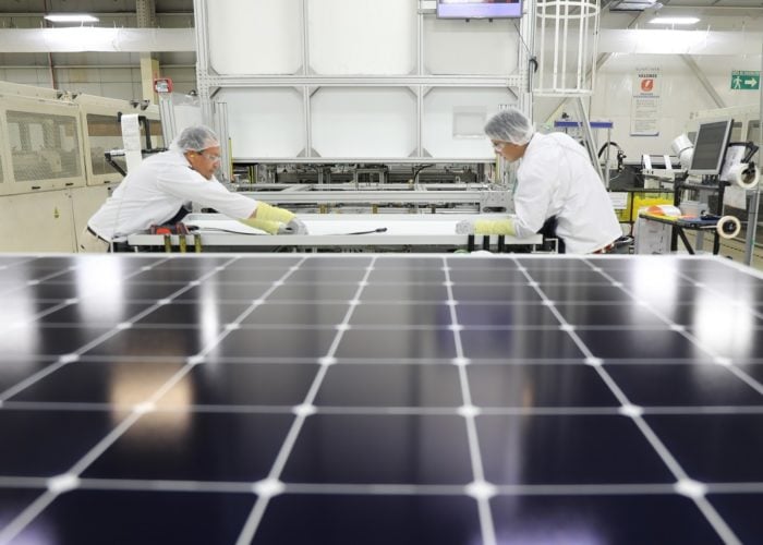 Maxeon’s module production plant in Mexico. Image: Maxeon Solar Technologies.