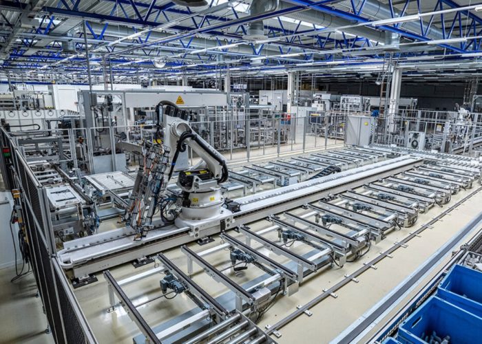 Meyer Burger opened its 400MW module plant (pictured) earlier this year. Image: Meyer Burger.