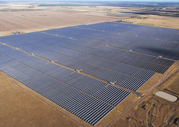A 70MW solar project in New South Wales. Image Nextracker.