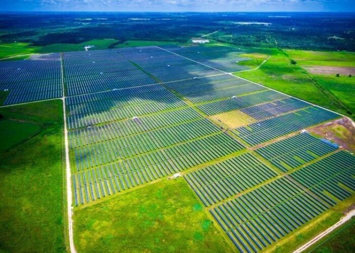 The 110MW Moura solar PV plant (pictured) ranked second in Rystad's leaderboard. Image: OX2.