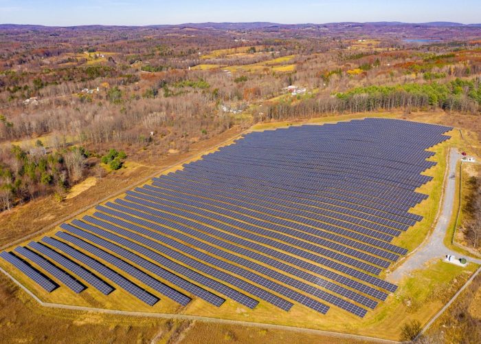 A 7MW community solar project from Nexamp in New York. Image: Nexamp.