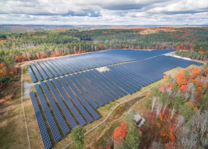 Nexamp owns and operates hundreds of solar farms across the country, such as this one in central Massachusetts.