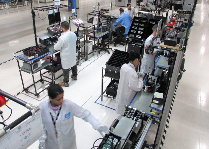 Nextracker electronic controllers at a manufacturing plant in Brazil. Image: Nextracker.