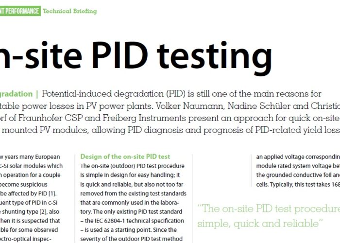 On-site_PID_testing