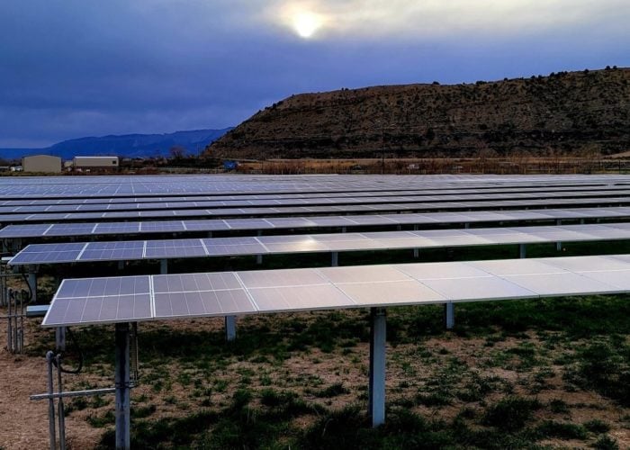 An operational solar project in Colorado. Image: Pivot Energy.