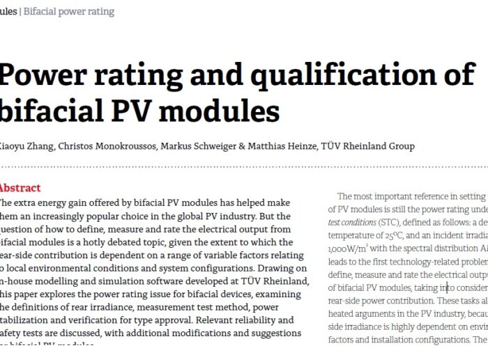Power_rating_and_qualification_of_bifacial_PV_modules