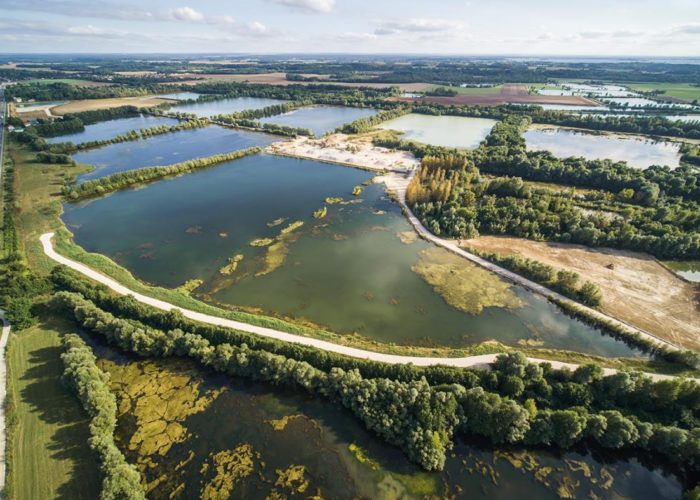 The plant will be constructed at the site of former gravel pits. Image: Romain Berthiot.