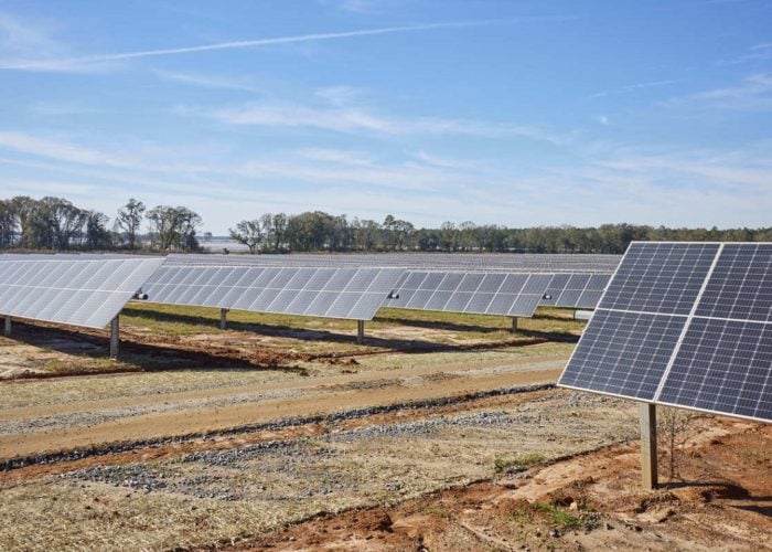 A 196MW solar facility from RWE in the US state of Georgia. Image: RWE.