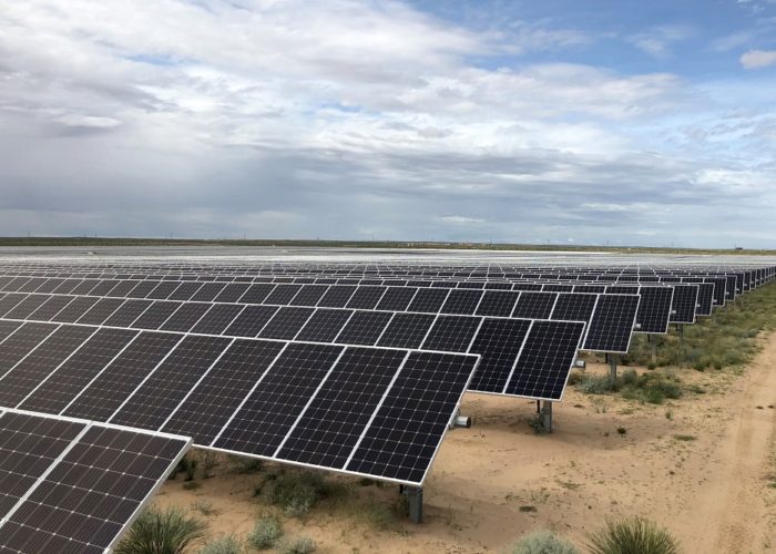 RWE's 100MW West of the Pecos solar plant in Texas. Image: RWE Renewables .