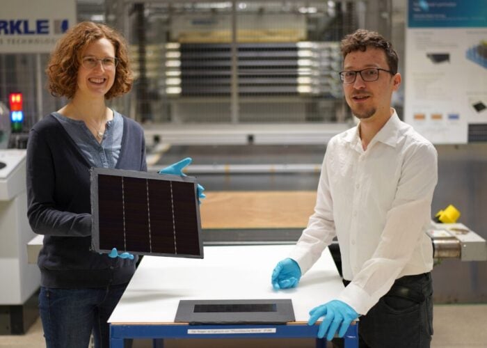 Rekordwirkungsgrade-Tandem-Photovoltaikmodule